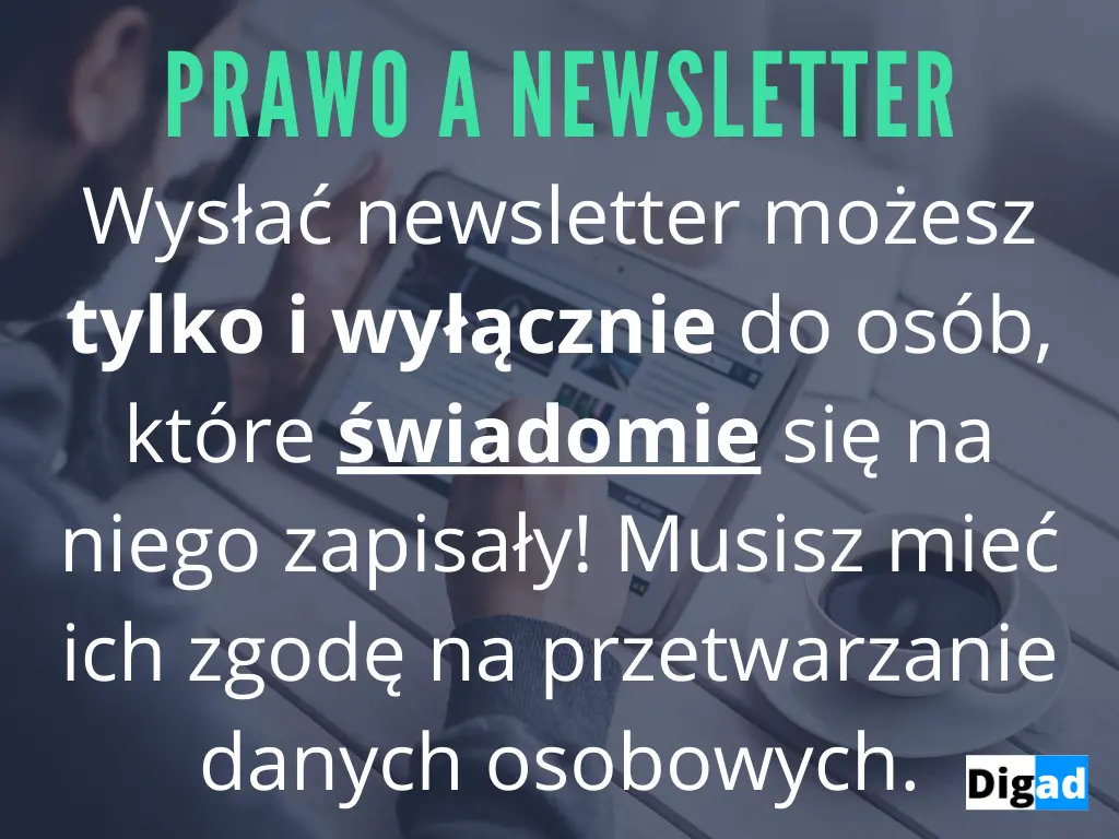 prawo polskie a newsletter