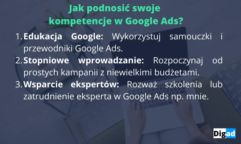 jak podnosic kompetencje Google Ads